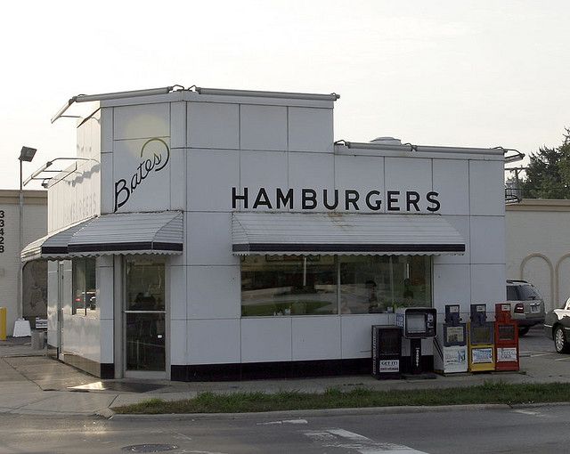 Bates Hamburgers - Old Photo